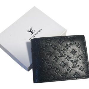 LV-Inspired Men’s Wallet | Black | Stylish & Functional